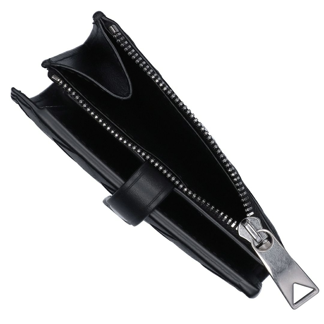 ボッテガヴェネタ 折財布 イントレチャート 600270 V3UH2 8803 ブラック BOTTEGA VENETA