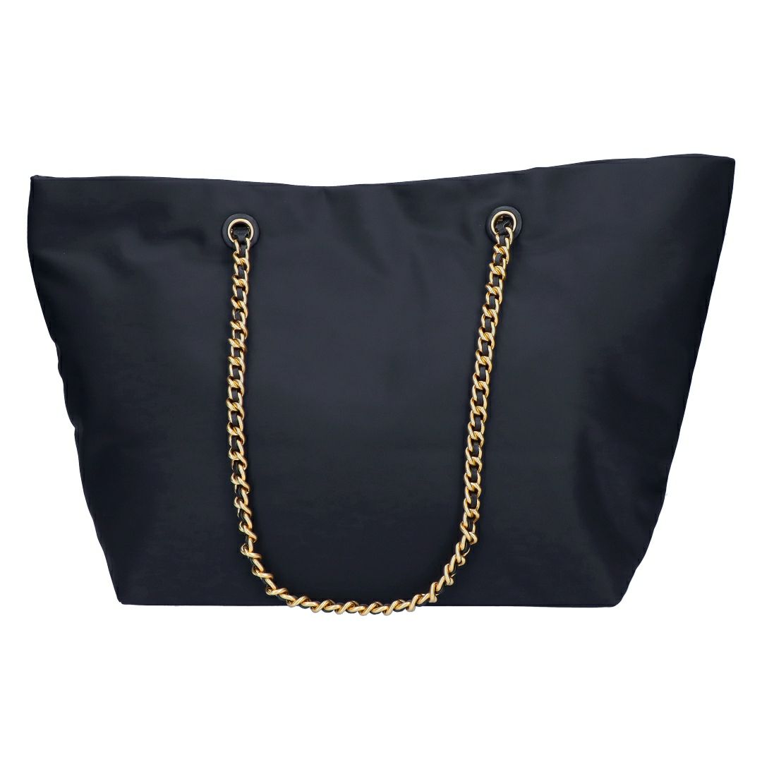 トリーバーチ TORY BURCH トートバッグ ELLA CHAIIN TOTE 152313 001 BLACK
