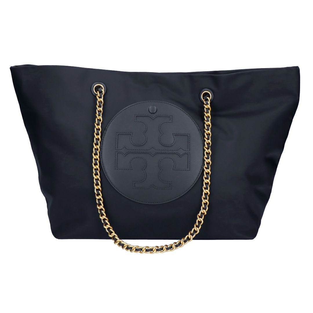 トリーバーチ TORY BURCH トートバッグ ELLA CHAIIN TOTE 152313 001 BLACK