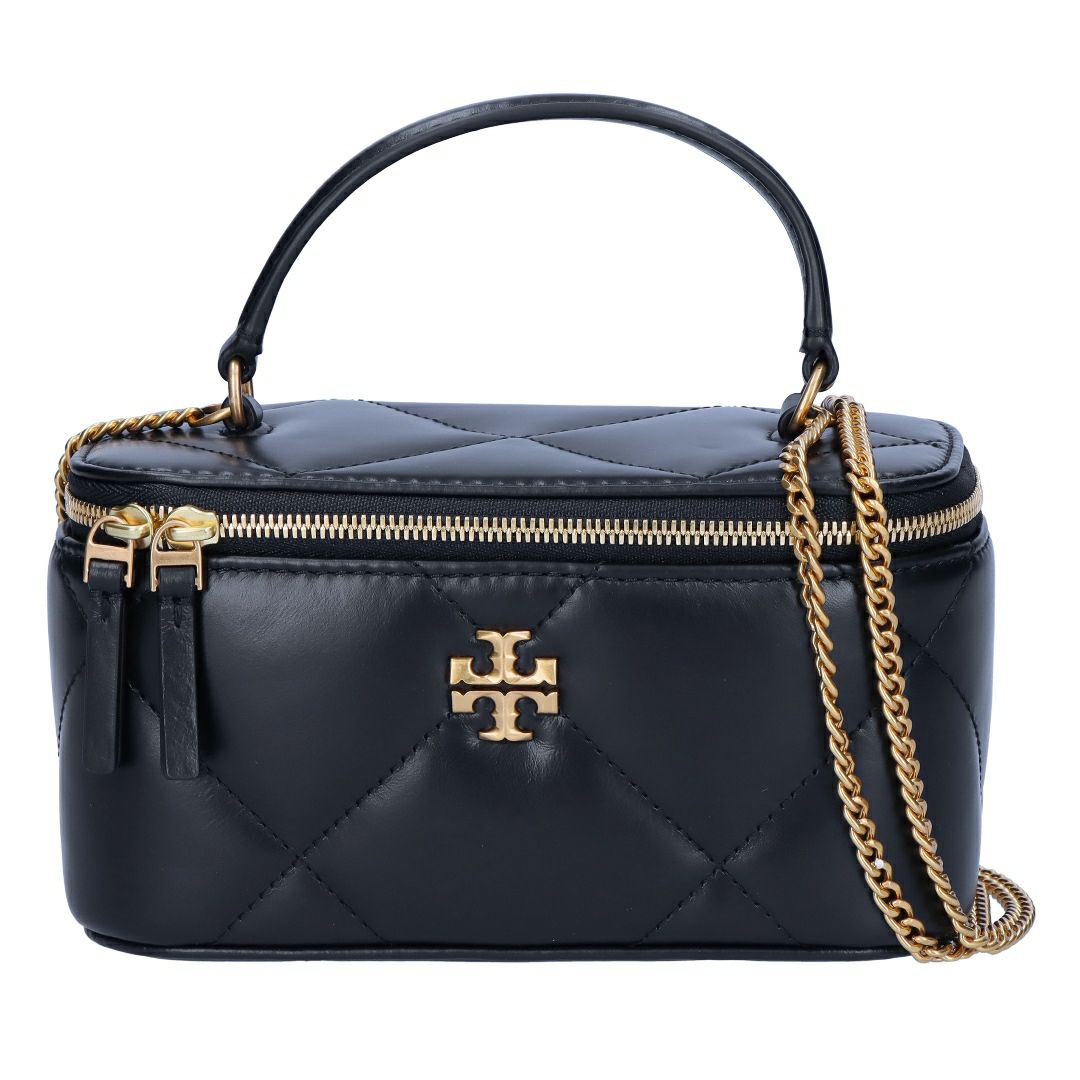 トリーバーチ TORY BURCH 2WAYバッグ KIRA DIAMOND QUILT VANITY CASE 164986 001 BLACK