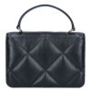 トリーバーチ TORY BURCH 長財布 チェーンウォレット ショルダーバッグ KIRA DIAMOND QUILT MINITOP HANDLE CHAIN WALEET 158326 001 BLACK
