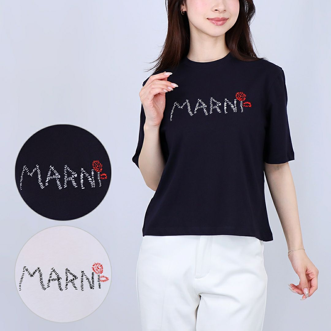 マルニ MARNI キッズ レディース半袖Tシャツ MT280F M01444