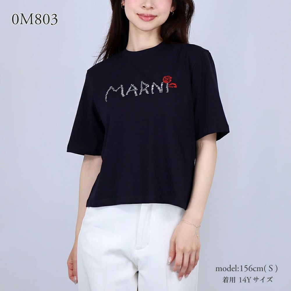 マルニ MARNI キッズ レディース半袖Tシャツ MT280F M01444