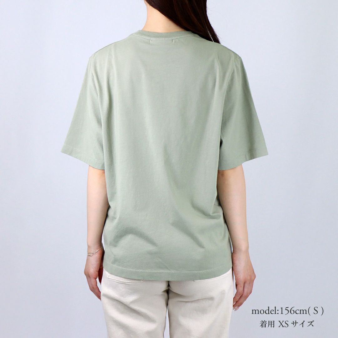 メゾンキツネ MAISON KITSUNE レディース半袖 Tシャツ BABY FOX PATCH COMFOR OW00107KJ0008 0094 COURT GREEN