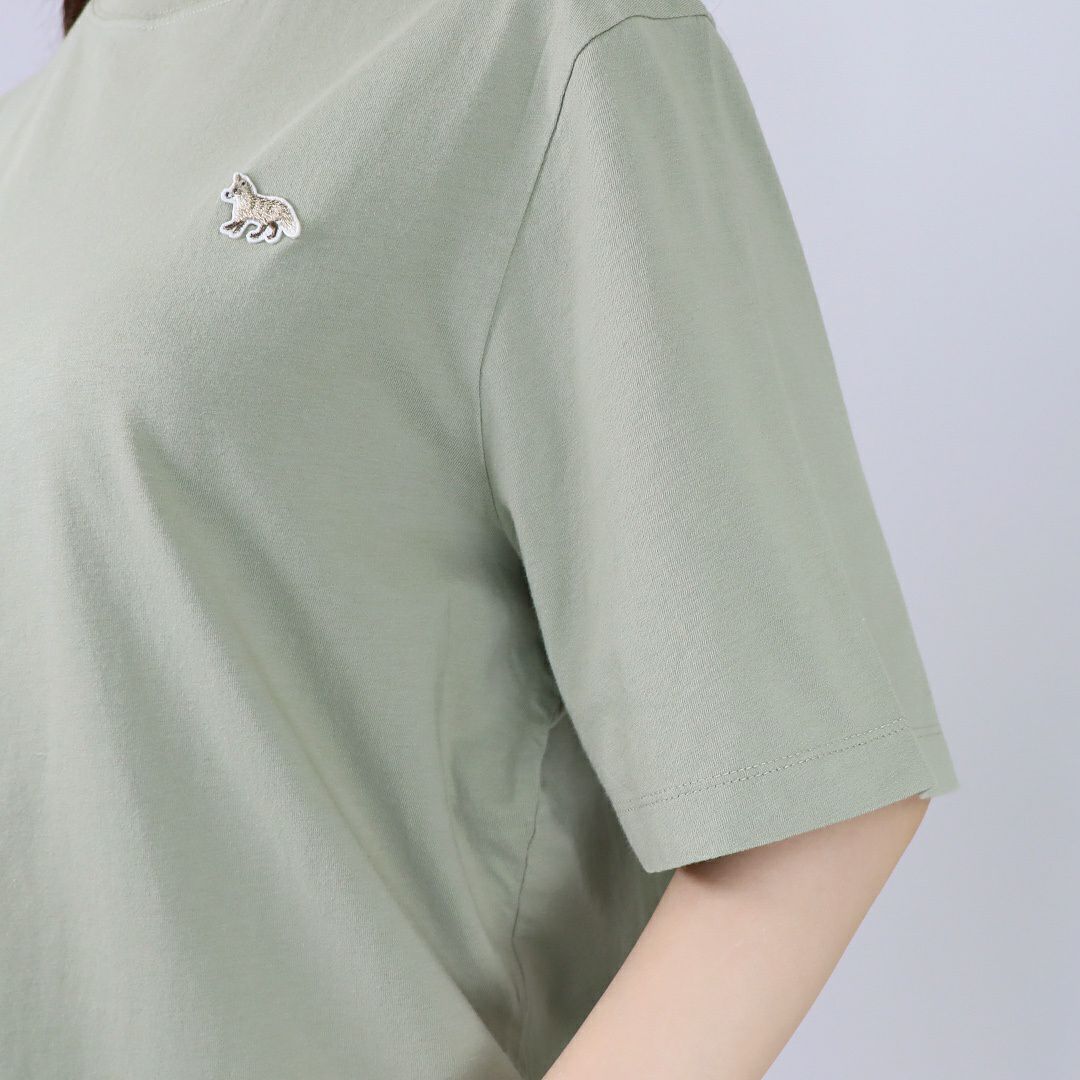 メゾンキツネ MAISON KITSUNE レディース半袖 Tシャツ BABY FOX PATCH COMFOR OW00107KJ0008 0094 COURT GREEN