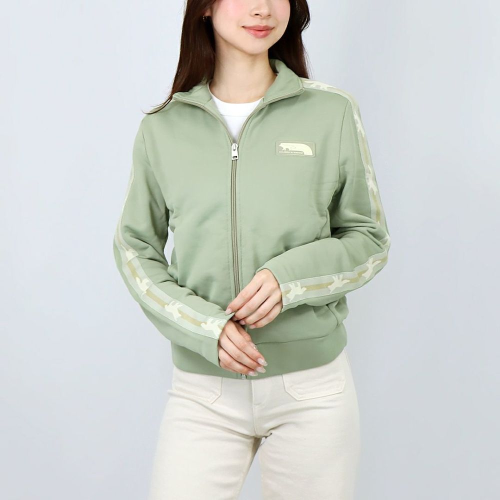 メゾンキツネ MAISON KITSUNE レディース ジャケット ブルゾン フラッシュ フォックス ジップ ブルゾン OW02134KM0322 0094 COURT GREEN