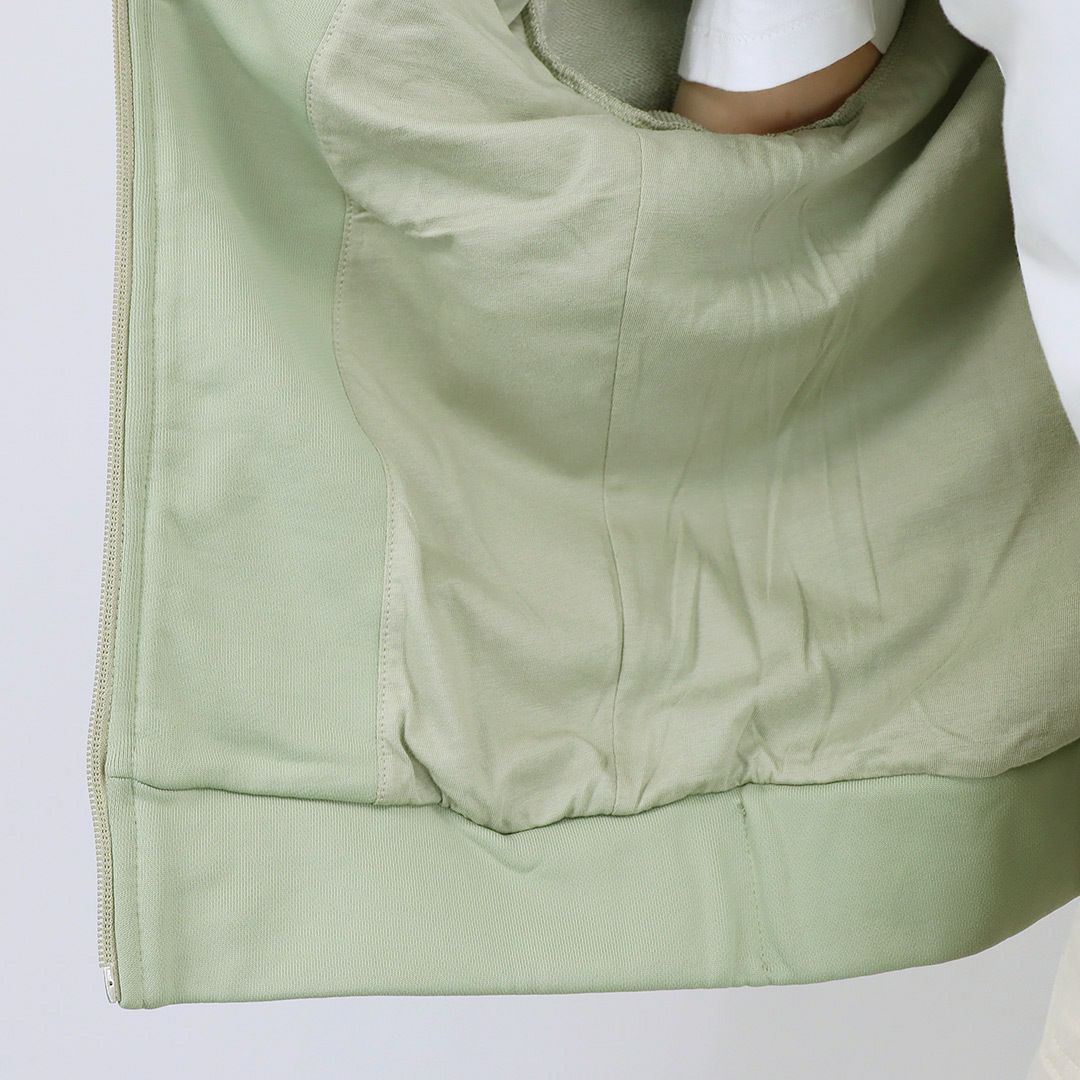 メゾンキツネ MAISON KITSUNE レディース ジャケット ブルゾン フラッシュ フォックス ジップ ブルゾン OW02134KM0322 0094 COURT GREEN