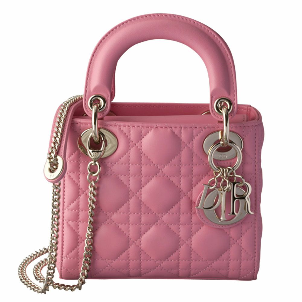 【予約会対象品】 ディオール DIOR ハンドバッグ LADY DIOR MINI M0505ONGE 00N ストロベリー 【お取り寄せ】