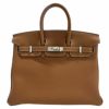 【予約会対象品】 エルメス HERMES ハンドバッグ バーキン25 トゴ ゴールド SV 【お取り寄せ】