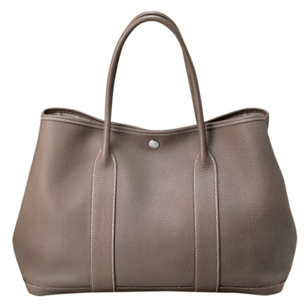 【予約会対象品】 エルメス HERMES トートバッグ ガーデンパーティPM ネゴンダ エトゥープ SV 【お取り寄せ】