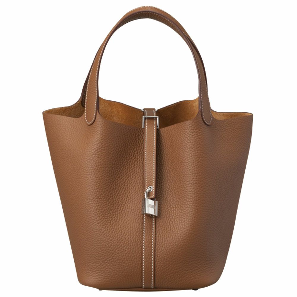 【予約会対象品】 エルメス HERMES ハンドバッグ ピコタンロックMM トリヨンクレマンス ゴールド SV 【お取り寄せ】