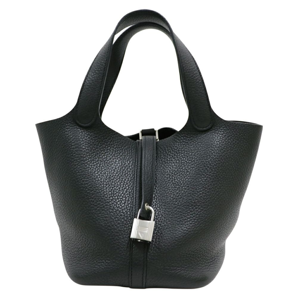【予約会対象品】 エルメス HERMES ハンドバッグ ピコタンロックPM トリヨンクレマンス クロ SV 【お取り寄せ】