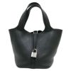 【予約会対象品】 エルメス HERMES ハンドバッグ ピコタンロックPM トリヨンクレマンス クロ SV 【お取り寄せ】