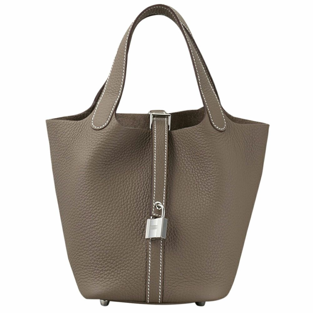 【予約会対象品】 エルメス HERMES ハンドバッグ ピコタンロックPM トリヨンクレマンス エトゥープ SV 【お取り寄せ】