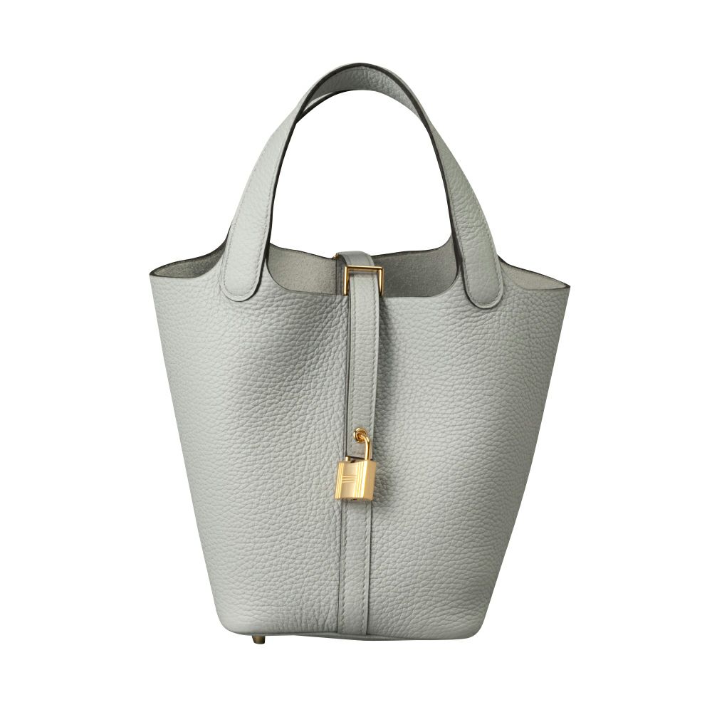 【予約会対象品】 エルメス HERMES ハンドバッグ ピコタンロックPM トリヨンクレマンス ブルーパール GP 【お取り寄せ】