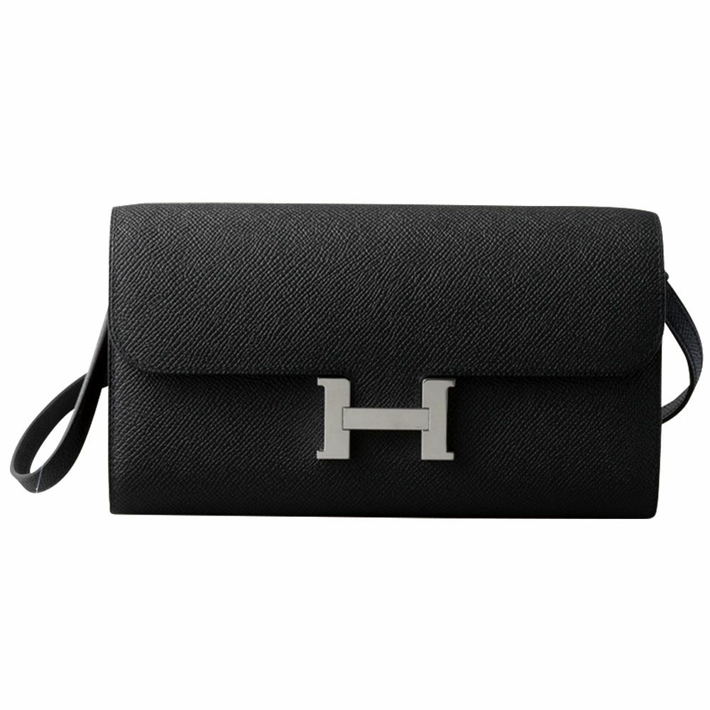 【予約会対象品】 エルメス HERMES ショルダーバッグ ショルダーウォレット コンスタンス トゥーゴー エプソン クロ SV 【お取り寄せ】