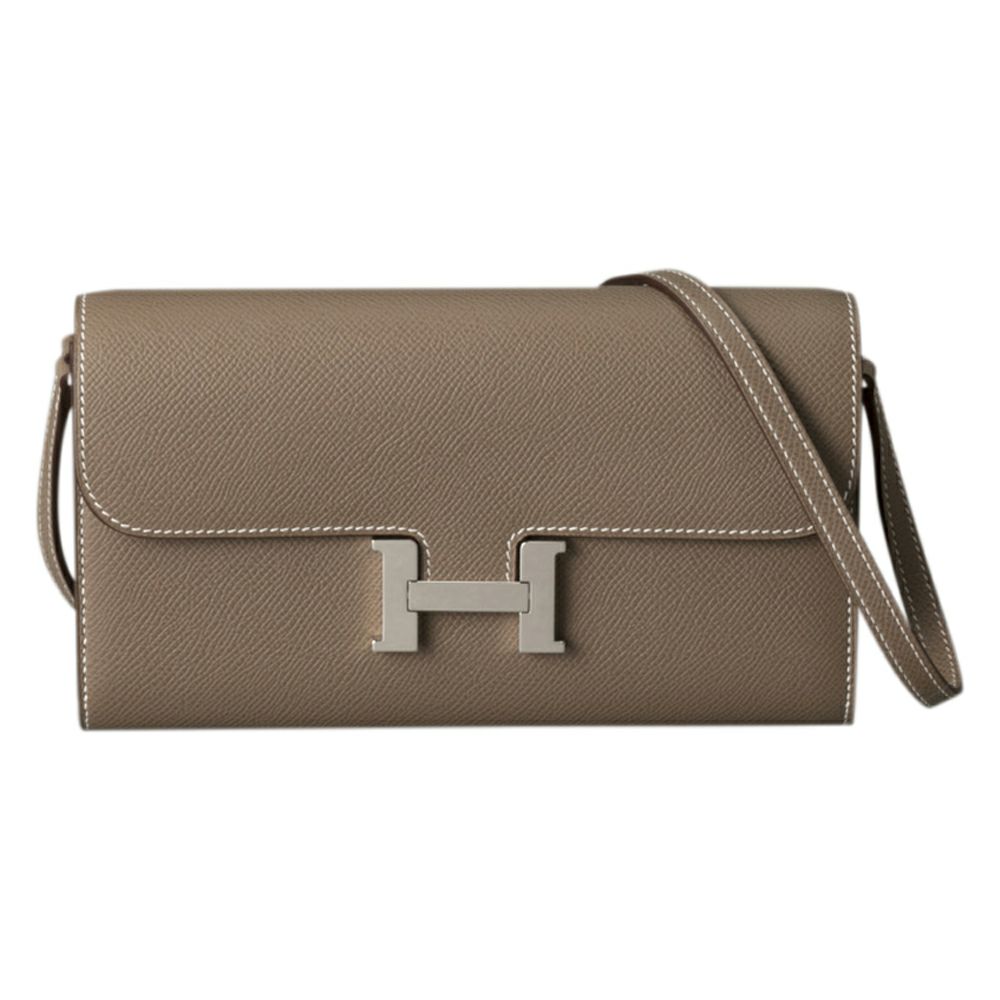 【予約会対象品】 エルメス HERMES ショルダーバッグ ショルダーウォレット コンスタンス トゥーゴー エプソン エトゥープ SV 【お取り寄せ】