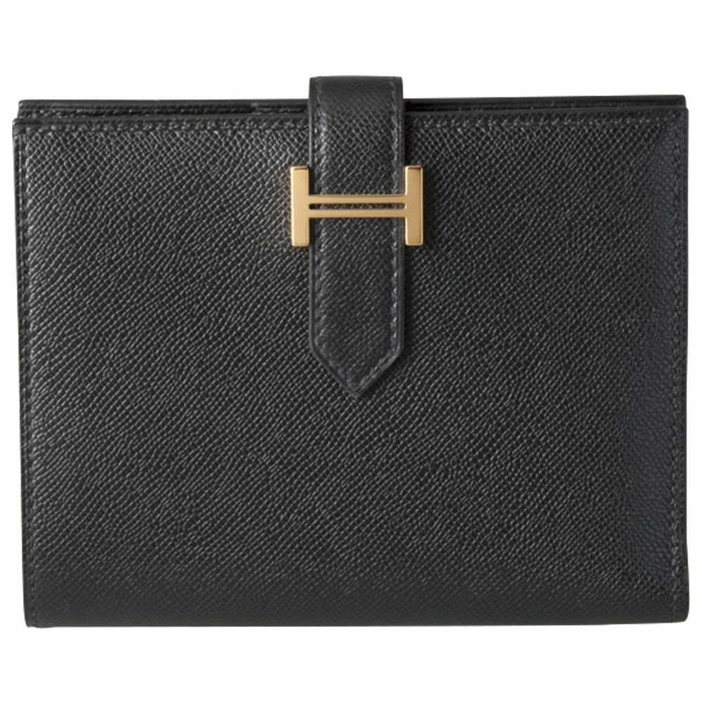 【予約会対象品】 エルメス HERMES 折財布 ベアンコンパクト ヴォーマダム クロ GP 【お取り寄せ】