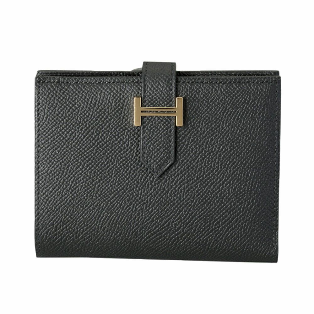 【予約会対象品】 エルメス HERMES 折財布 ベアンコンパクト エプソン クロ GP 【お取り寄せ】