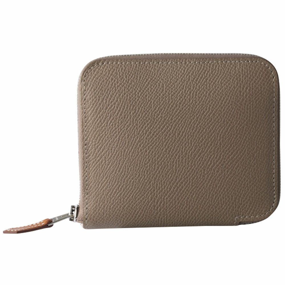 【予約会対象品】 エルメス HERMES 折財布 シルクイン コンパクト エプソン エトゥープ/CASIS SV 【お取り寄せ】