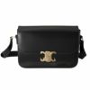 【予約会対象品】 セリーヌ CELINE ハンドバッグ クラシック トリオンフ バッグ ／ シャイニーカーフスキン 18736 3BF4 38NO BLACK ブラック 【お取り寄せ】