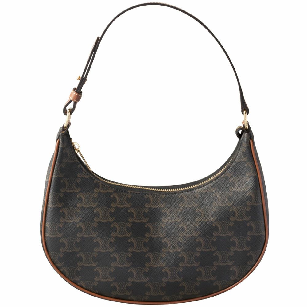 【予約会対象品】 セリーヌ CELINE ハンドバッグ AVA(アヴァ)バッグ ／ トリオンフキャンバス ＆ カーフスキン 19395 2BZJ 04LU TAN ブラウン 【お取り寄せ】