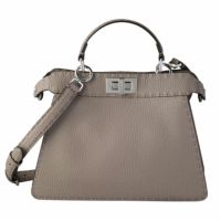 【予約会対象品】 フェンディ FENDI ハンドバッグ ピーカブー I See U スモール セレリア 8BN327 ADYL-F1EEM グレー 【お取り寄せ】