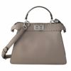 【予約会対象品】 フェンディ FENDI ハンドバッグ ピーカブー I See U スモール セレリア 8BN327 ADYL-F1EEM グレー 【お取り寄せ】