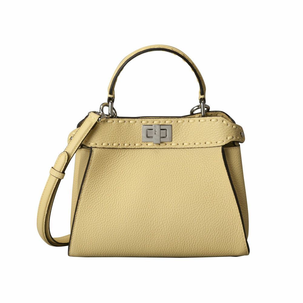 【予約会対象品】 フェンディ FENDI ハンドバッグ ピーカブー ミニ 8BN244 ARBB-F1NQ1 イエロー 【お取り寄せ】