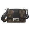 【予約会対象品】 フェンディ FENDI Ｍクロスボディバッグ ダブルバゲット 7VA649 ALWK-F0L3T ブラウン 【お取り寄せ】