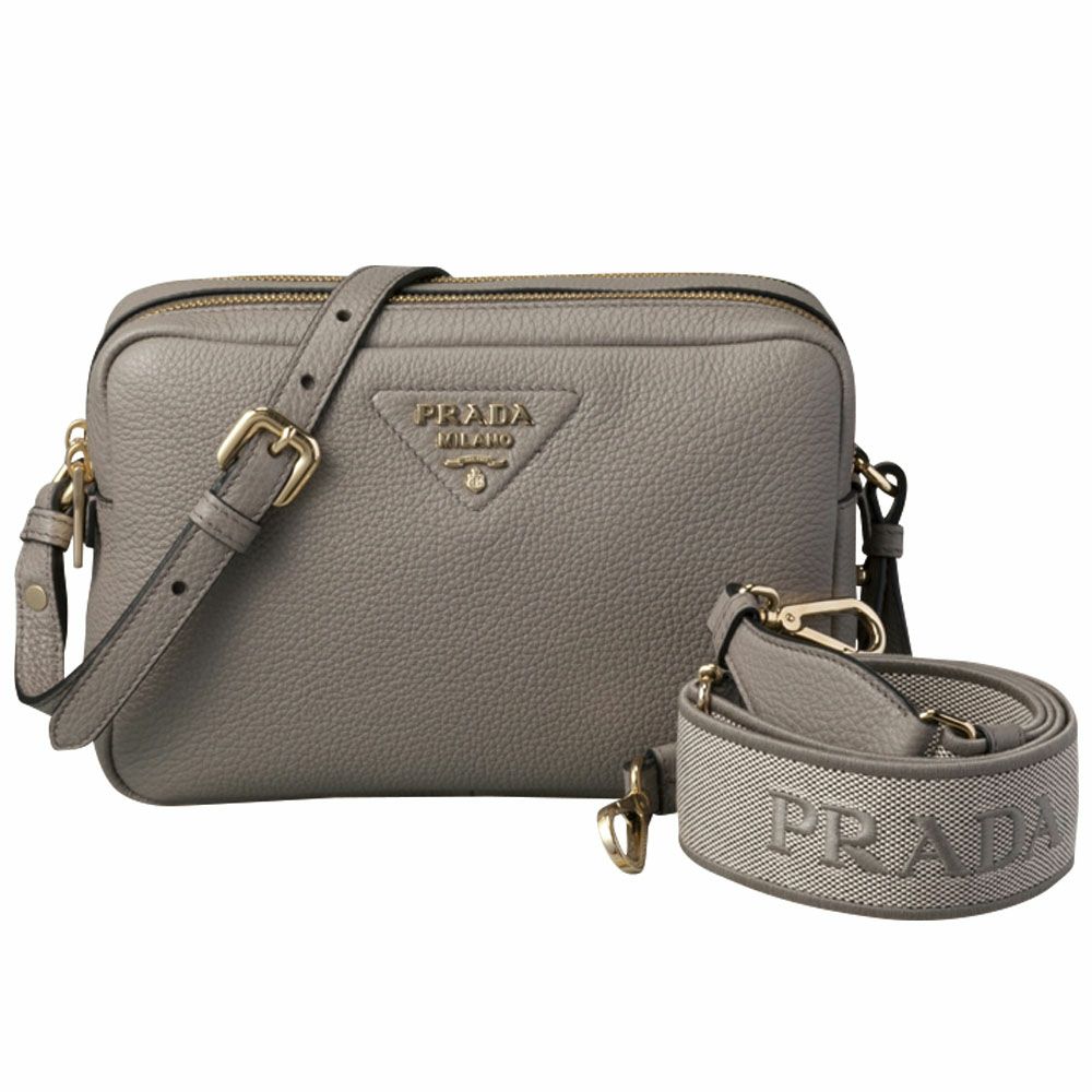 【予約会対象品】 プラダ PRADA ハンドバッグ ショルダーバッグ 1BH082_2DKV_F03QH_V_7NM グレー 【お取り寄せ】