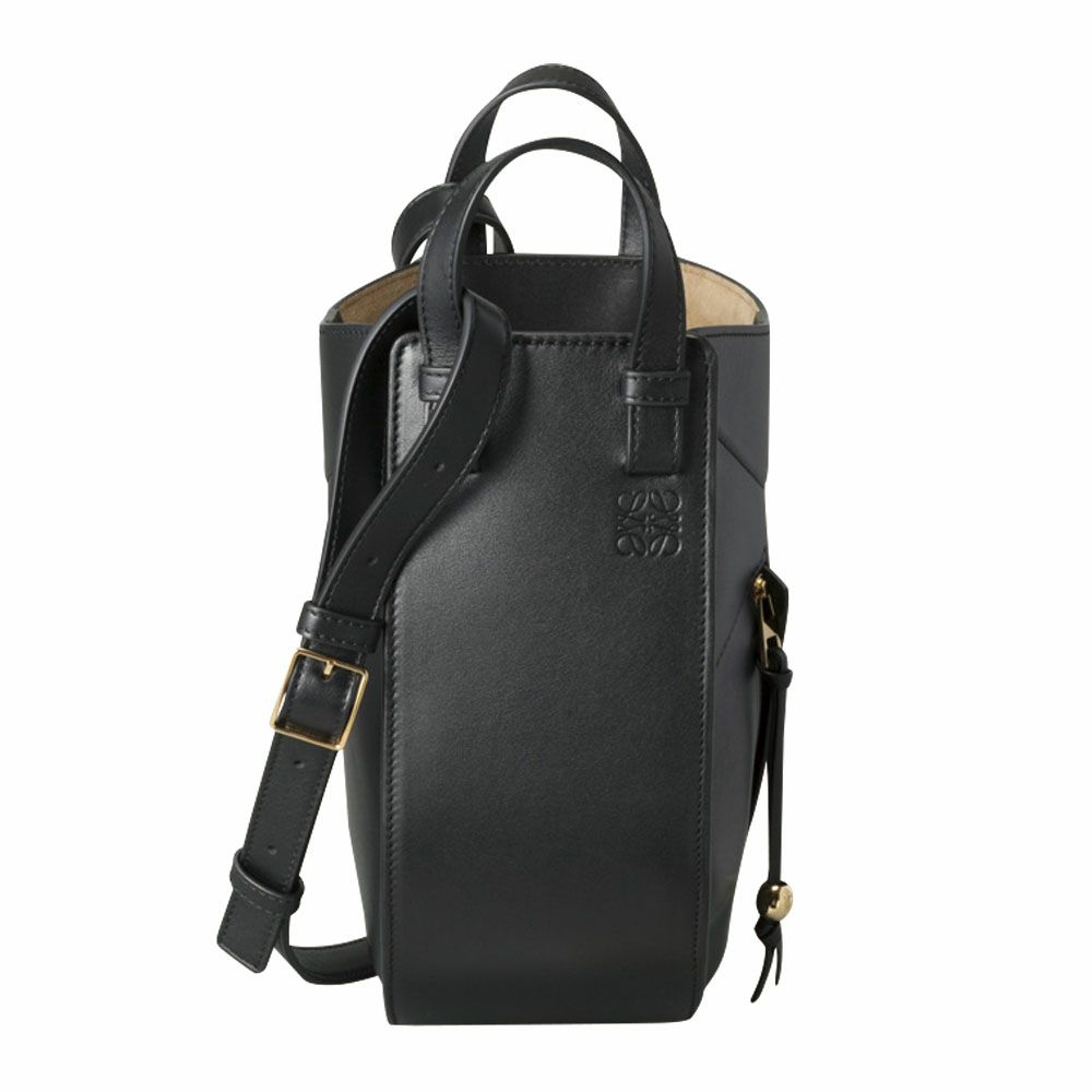 【予約会対象品】 ロエベ LOEWE ショルダーバッグ ハンモック スライスバッグ（シャイニーカーフ） A538HHSX01 ブラック 【お取り寄せ】