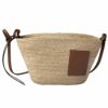 【予約会対象品】 ロエベ LOEWE かごバッグ ハンドバッグ スリット ポシェットバッグ（ラフィア＆カーフ） 328.24W102435 ベージュ 【お取り寄せ】