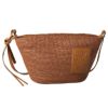 【予約会対象品】 ロエベ LOEWE かごバッグ ショルダーバッグ スリットポシェット バッグ（ラフィア＆カーフ） A689W10X06 ブラウン 【お取り寄せ】