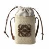 【予約会対象品】 ロエベ LOEWE かごバッグ ショルダーバッグ スクエア ポケット（イラカヤシ＆カーフ） C630G35X05 ベージュ 【お取り寄せ】