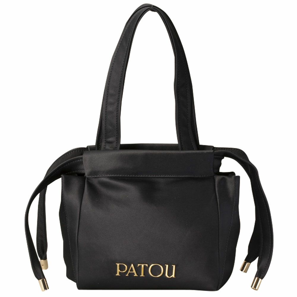 【予約会対象品】 パトゥ PATOU ハンドバッグ リサイクルサテン イブニングポーチ AC0740171999B ブラック 【お取り寄せ】