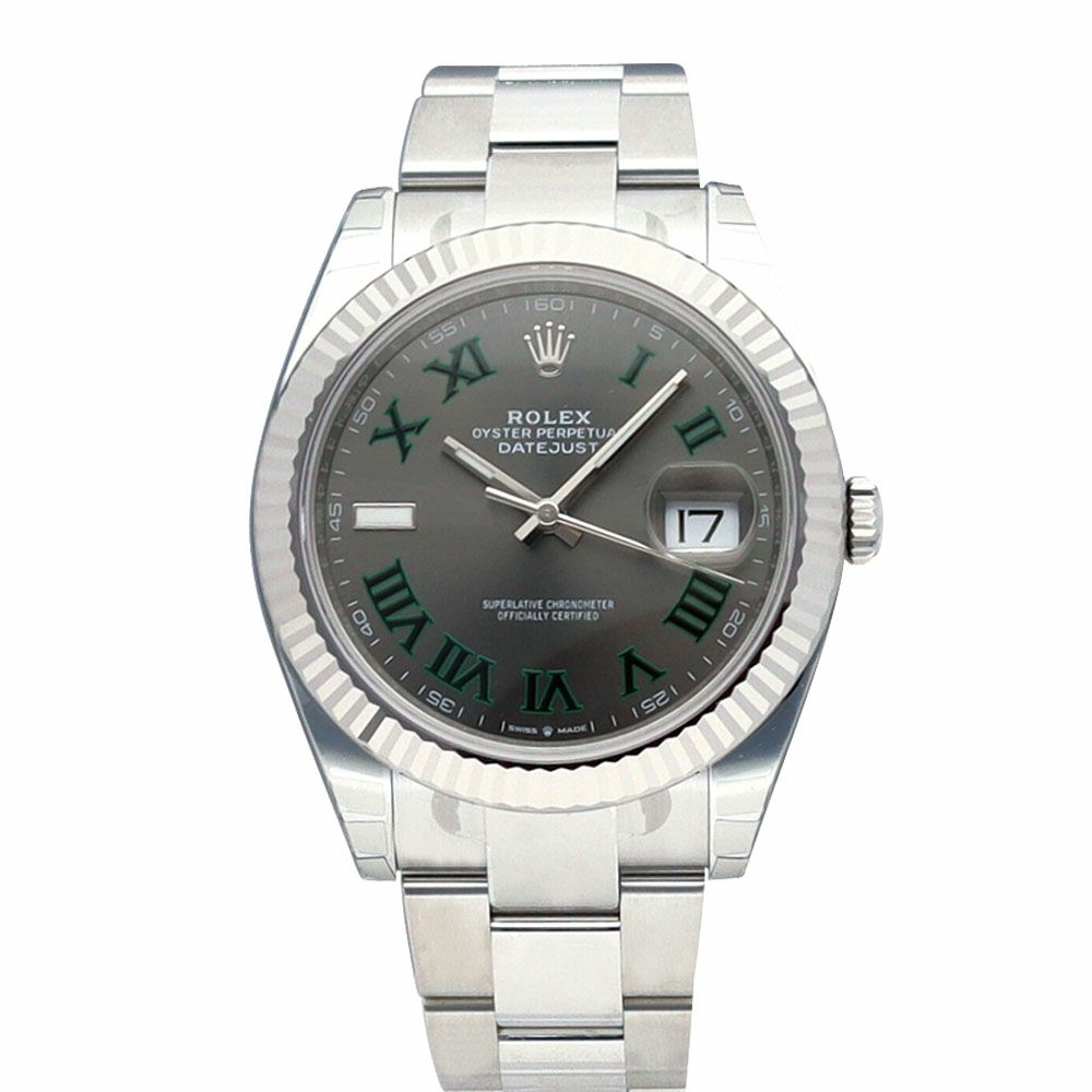 【予約会対象品】 ロレックス ROLEX 腕時計 メンズウォッチ デイトジャスト41 126334 グレー 【お取り寄せ】
