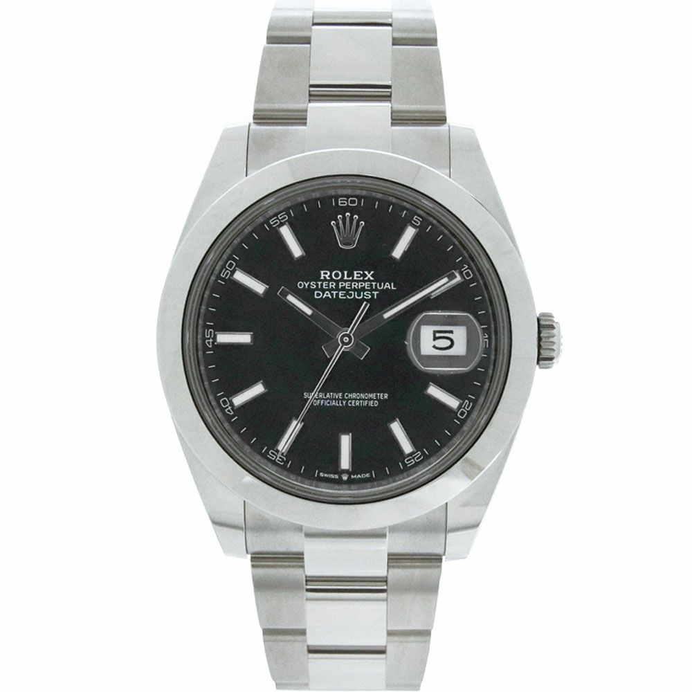 【予約会対象品】 ロレックス ROLEX 腕時計 メンズウォッチ デイトジャスト41 126300 ブラック 【お取り寄せ】
