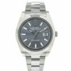 【予約会対象品】 ロレックス ROLEX 腕時計 メンズウォッチ デイトジャスト41 126300 グレー 【お取り寄せ】