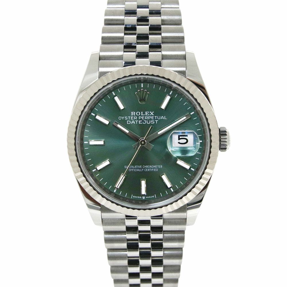 【予約会対象品】 ロレックス ROLEX 腕時計 メンズウォッチ デイトジャスト36 126234 グリーン 【お取り寄せ】