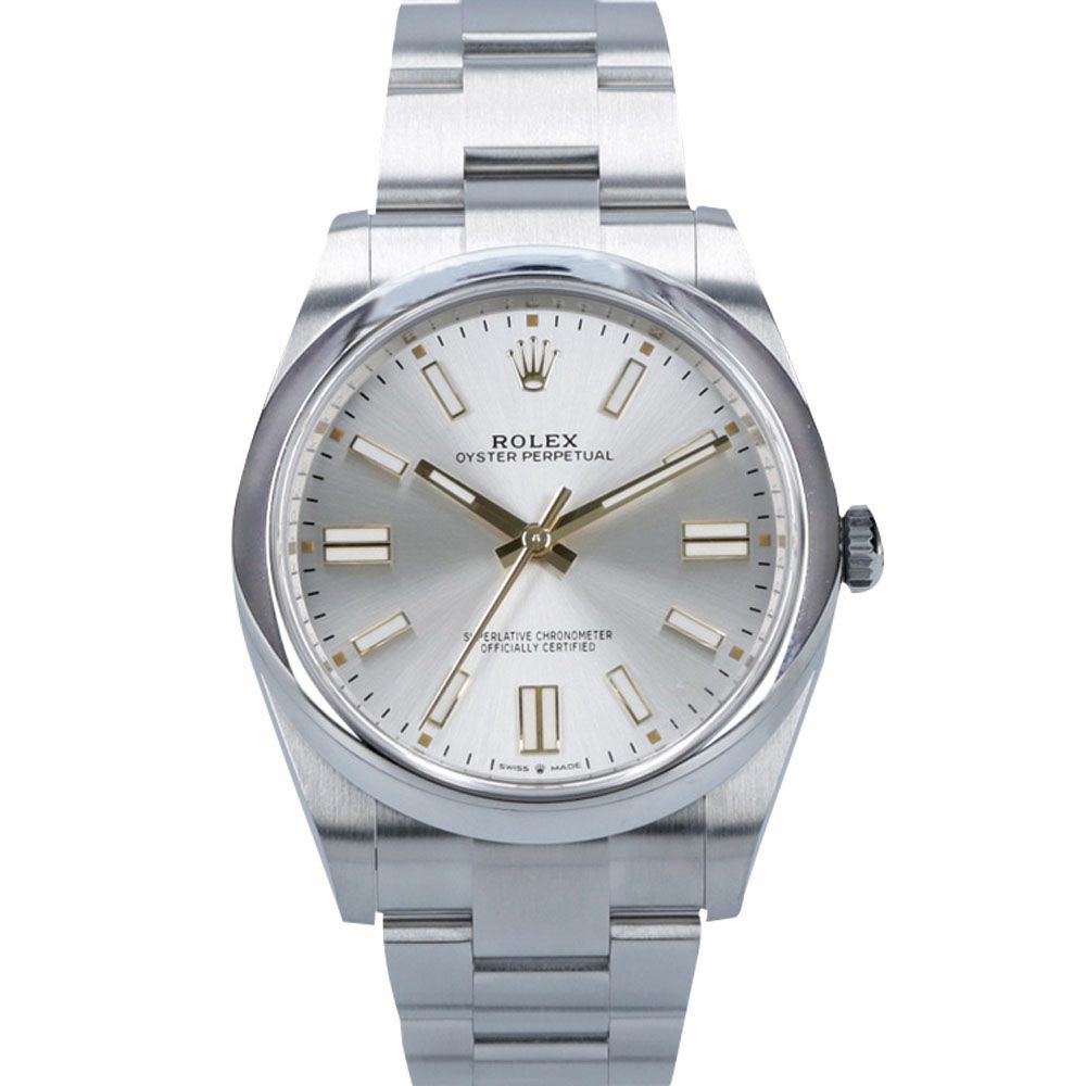 【予約会対象品】 ロレックス ROLEX 腕時計 メンズウォッチ オイスターパーペチュアル41 124300 シルバー 【お取り寄せ】