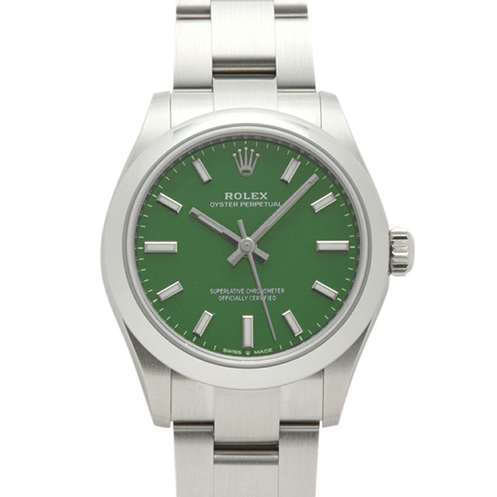 【予約会対象品】 ロレックス ROLEX 腕時計 ユニセックス ウォッチ オイスターパーペチュアル31 277200 グリーン 【お取り寄せ】