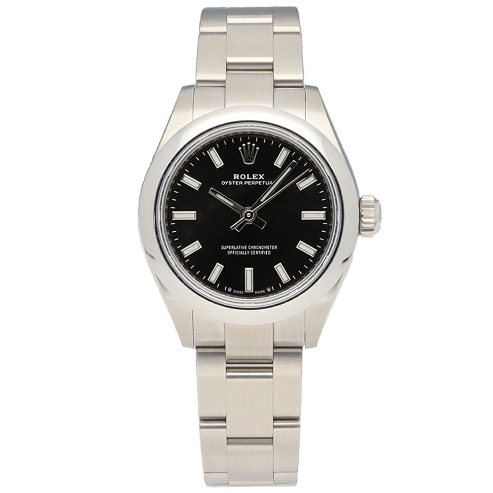 【予約会対象品】 ロレックス ROLEX 腕時計 レディースウォッチ オイスターパーペチュアル28 276200 ブラック 【お取り寄せ】