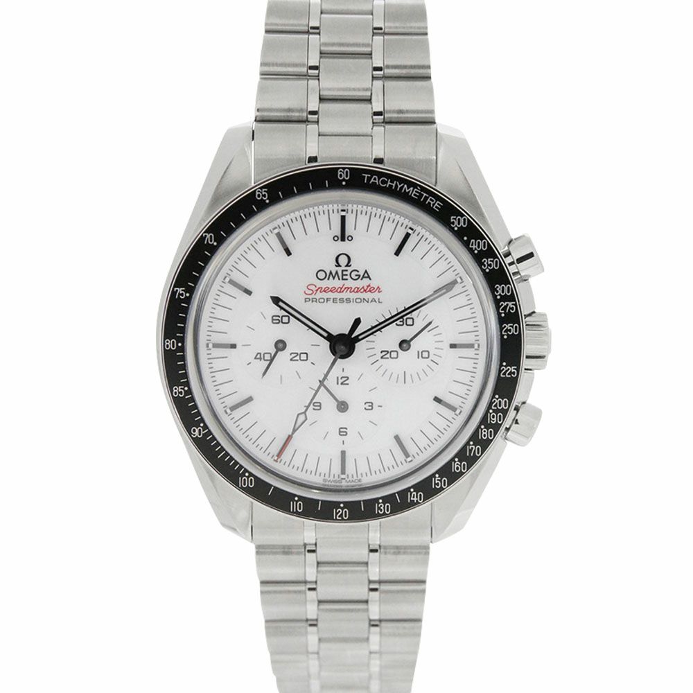 【予約会対象品】 オメガ OMEGA 腕時計 メンズウォッチ スピードマスター ムーンウォッチプロフェッショナル 310.30.42.50.04.001 ホワイト 【お取り寄せ】