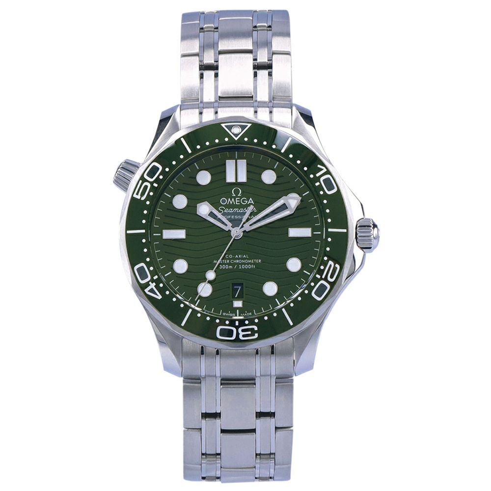 【予約会対象品】 オメガ OMEGA 腕時計 メンズウォッチ シーマスターダイバー 300M 210.30.42.20.10.001 グリーン 【お取り寄せ】