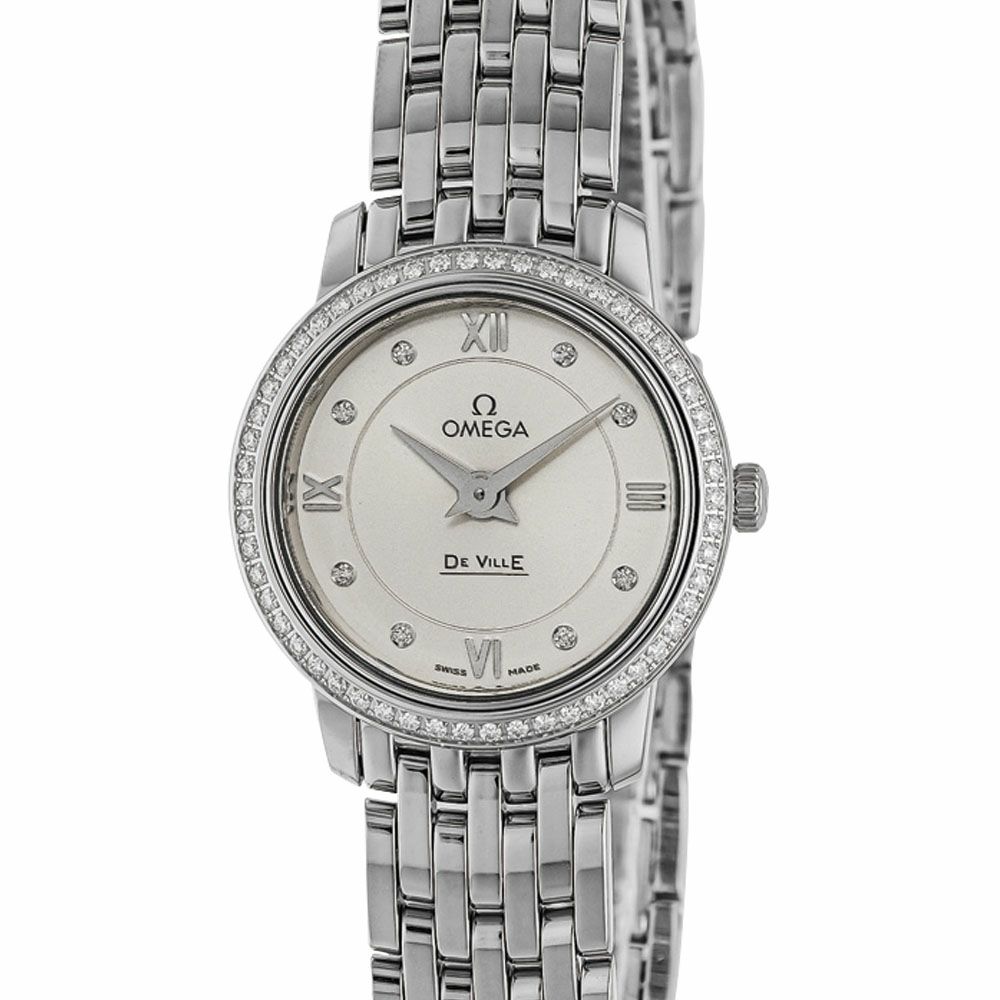 【予約会対象品】 オメガ OMEGA 腕時計 レディースウォッチ デヴィル プレステージ 424.15.24.60.52.001 シルバー 【お取り寄せ】