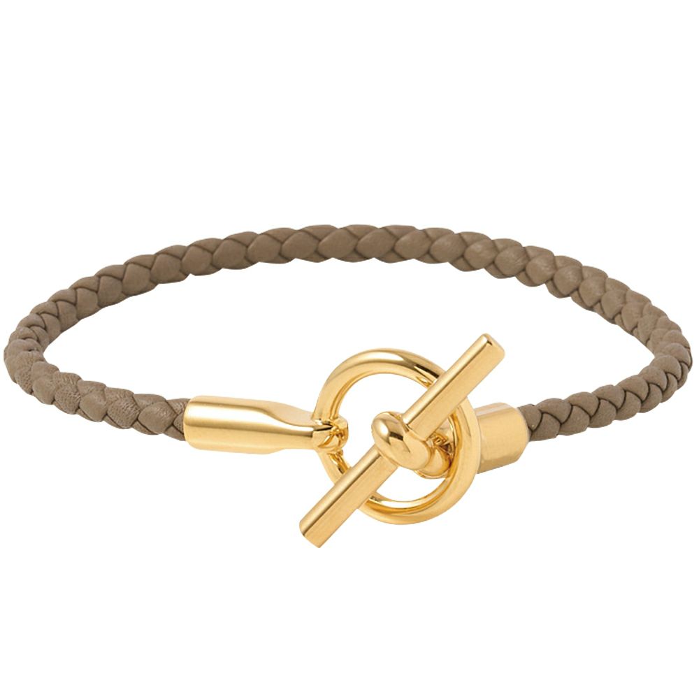【予約会対象品】 エルメス HERMES ブレスレット グレナン H071681F グレー 【お取り寄せ】