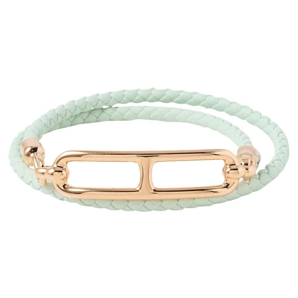 【予約会対象品】 エルメス HERMES ブレスレット ルリ ドゥブルトゥール H071727FO グリーン 【お取り寄せ】