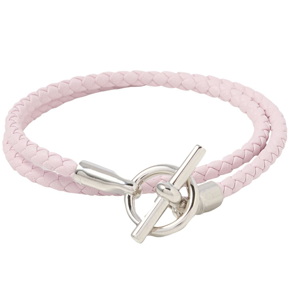 【予約会対象品】 エルメス HERMES ブレスレット グレナン ドゥブルトゥール H071689FP ピンク 【お取り寄せ】