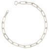 【予約会対象品】 ジュエリー JEWELRY 中空ブレスレット 地金 シルバー プラチナ ペーパークリップ中空ブレスレット 【お取り寄せ】